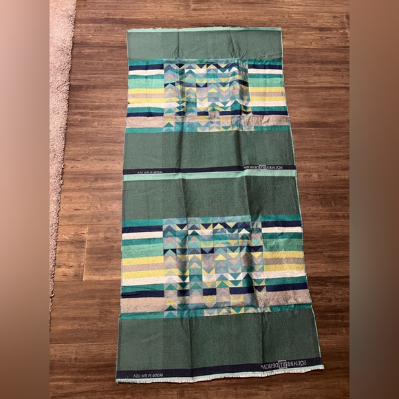 NEW 2 square by design pillow panels teal blue - Picture 1 of 8